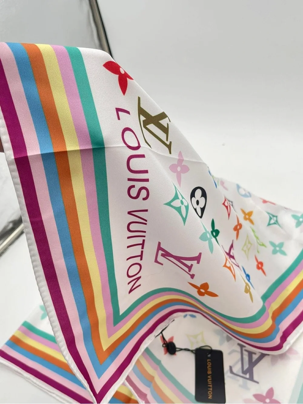 Louis Vuitton Murakami Silk Scarf Multicolor Monogram